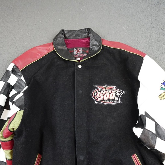 Vintage Indy 500 Jacket Mens 2XL Black Limited Edition Racing JH Design 2001 USA - Picture 4 of 12